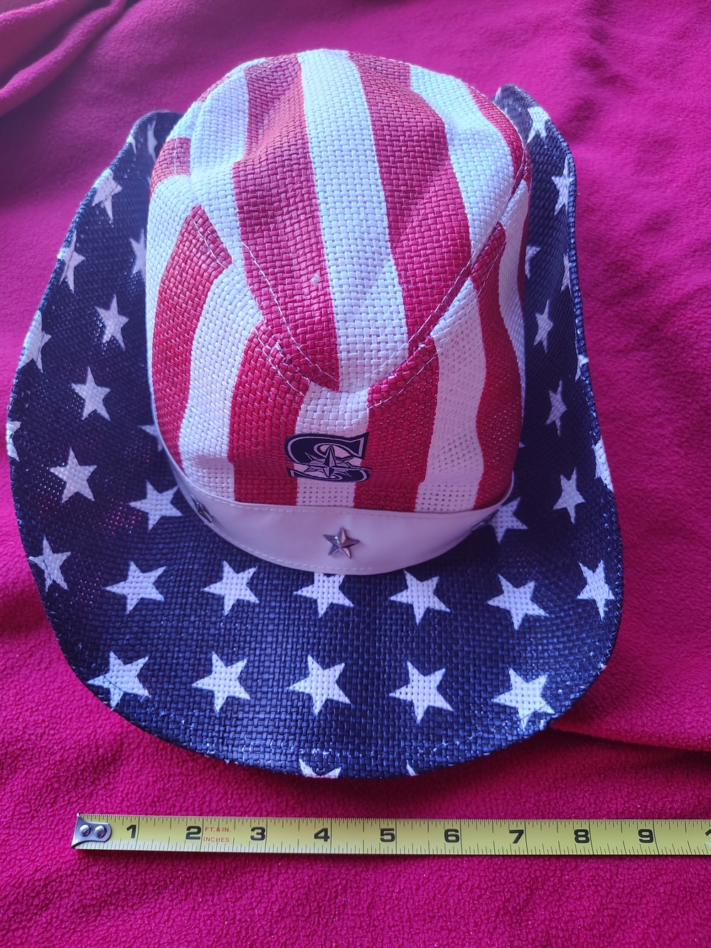 Seattle Mariners Patriotic Cal-boy Staw Cowboy Hat